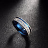 Love Only You Blue and Silver Plated Ring for Couples for Him or Her - Innovato Store