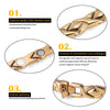 Shiny Stainless Steel Magnetic Bracelet for Women