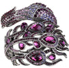 CZ Stones Peacock Bracelet Bangle Jewelry for Women