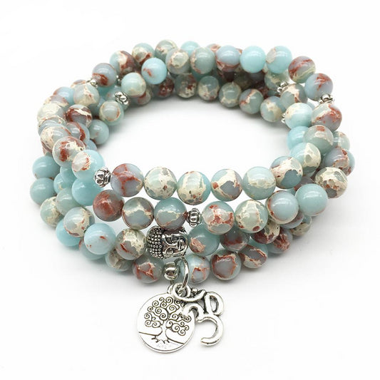 Tree of Life Pendant on Bead Bracelet