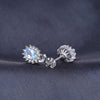 925 Sterling Silver Topaz Gemstone Stud Earrings - Innovato Store