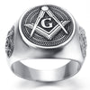 Stainless Steel Freemason Ring