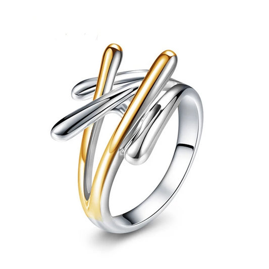 Innovato's Silver and Gold Statement Ring