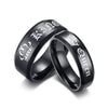 Black Matching His Queen & Her King Wedding Lovers Ring - Innovato Store