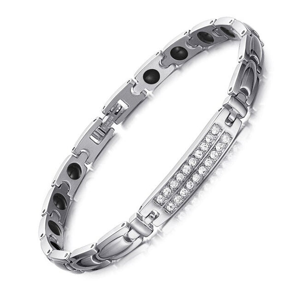 Hologram Magnetic Bangle with Zirconia