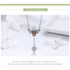 925 Sterling Silver Bee & Star Pendant Necklace For Women