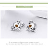 925 Sterling Silver Koala Bear Stud Earrings