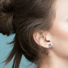 925 Sterling Silver Owl Stud Earring Women’s Jewelry