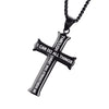 Men's Gold Plated Stainless Steel Cross Pendant