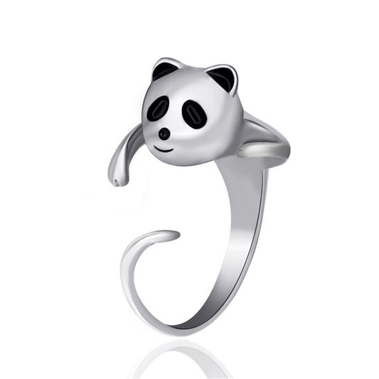 Adjustable Cute Panda Fashion Ring Women’s Jewelry