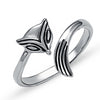 925 Sterling Silver Thai Silver Fox Ring - Innovato Store
