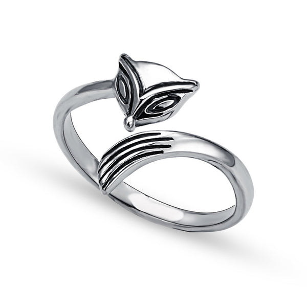 925 Sterling Silver Thai Silver Fox Ring - Innovato Store