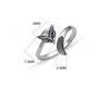 925 Sterling Silver Thai Silver Fox Ring - Innovato Store