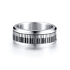 Spinning Piano Classic Stainless Steel Ring for Men