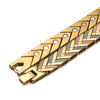 Gold & Silver FIR Germanium Magnetic Bracelet