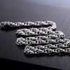 Prince of Wales Chain 925 Sterling Silver Biker Necklace