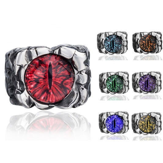 The Devil's Eye Stainless Steel Ring Men’s Jewelry