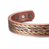 Classic Magnetic Copper Bangle Bracelet for Men/Women