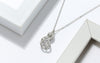 925 Sterling Silver Crystal Fox Pendant Necklace for Women