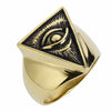 Egyptian Eye of Ra Ring Men’s Jewelry