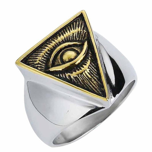 Egyptian Eye of Ra Ring Men’s Jewelry