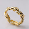 Gold and Silver Plated Elephant Ring Women’s Jewelry