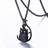 Steampunk Owl Pendant Necklace Mechanical Gear