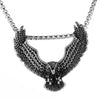 Stainless Steel Eagle Wing Pendant Necklace