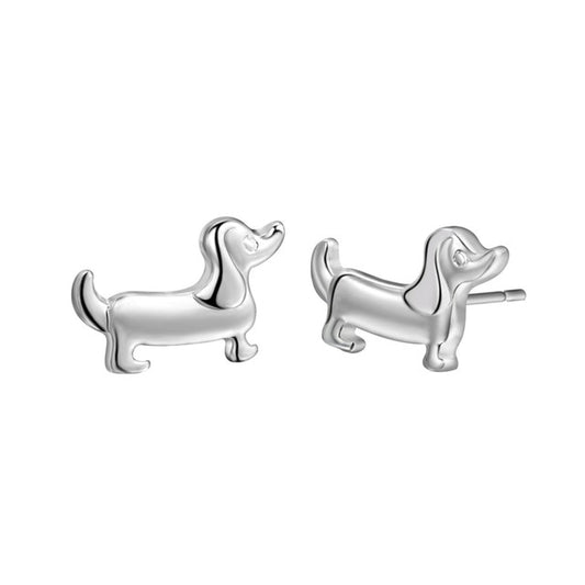 Lovely Dachshund Stud Earrings Teenage Girl’s Jewelry