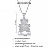 Lovely Bear Pendant with Chain Necklace