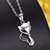 Fox Pendant Necklace 925 Sterling Silver