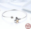 925 Sterling Silver Queen Bee with Honeycomb Bracelet