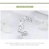 Adjustable Silver Dog Paw Prints Ring Women’s Jewelry