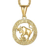 Gold Filled Horoscope Pendant Necklace for Men and Women