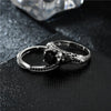 Skull Black Cubic Zirconia Vintage Ring