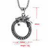 Punk Nordic Dragon Style Stainless Steel Necklace