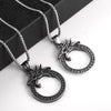 Punk Nordic Dragon Style Stainless Steel Necklace