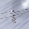 925 Sterling Silver Celtics Knot Vintage Cross Pendant Necklace