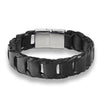 Genuine Leather & Titanium Steel Magnetic Buckle Fashion Charm Bracelet