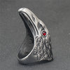 316L Stainless Steel Eagle’s Head Ring for Men