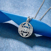 925 Sterling Silver Star of David with Evil Eye Pendant Necklace