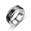 8mm Black Color Sport and Smart Ring for Woman and Man that Measures Body Temperature - Innovato Store
