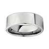 8mm High-Grade Polished Classic Pipe Cut Tungsten Carbide Wedding Ring - Innovato Store