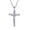 925 Sterling Silver Crucifixion of Jesus Pendant Necklace Christian Jewelry