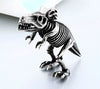 Stainless Steel Vintage Dinosaur T-Rex Pendant Necklace