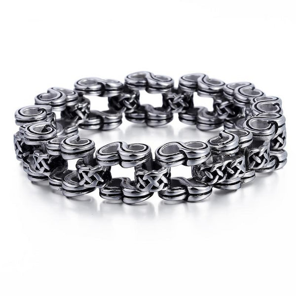 Stainless Steel Bicycle Link Chain Bracelet