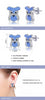Blue Schnauzer Dog Pave Crystal Stud Earrings Women’s Jewelry
