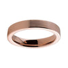 4mm Tungsten Carbide Rose Color Pipe Cut Fashion Ring