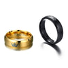 His Queen and Her King Matching Stainless Steel Ring Wedding Rings for Couples - Innovato Store