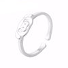 Silver Plated Adjustable and Comfortable Animal Ring for Teenage Girls with Piggy Figure